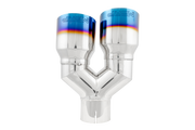 MBRP Universal T304 SS Dual Burnt End Tip 3.5in OD/2.5in Inlet MBRP Tips