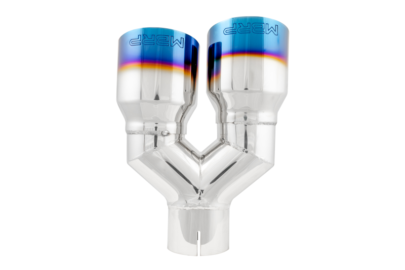 MBRP Universal T304 SS Dual Burnt End Tip 3.5in OD/2.5in Inlet MBRP Tips
