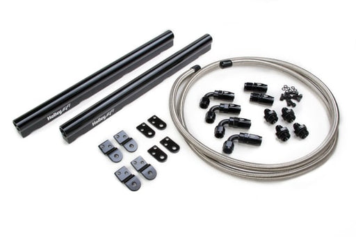 LS Hi-Flow Fuel Rail Kit - Includes Hose & Fittings Fits LS1, LS2, LS3, LS6 & L99 factory intakes 534-210 HOLLEY Autoparts