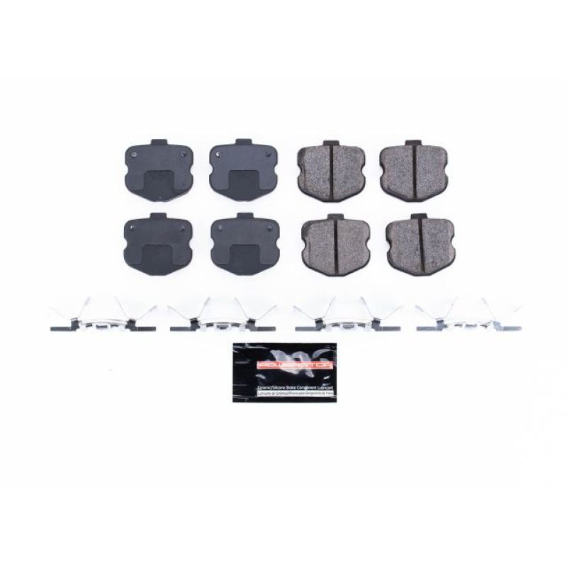 Power Stop 06-13 Chevrolet Corvette Rear Z23 Evolution Sport Brake Pads w/Hardware PowerStop Brake Pads - Performance