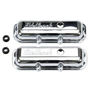 Edelbrock Valve Cover Signature Series Chevrolet 1982-1993 2 8L 60 V6 Chrome Edelbrock Valve Covers