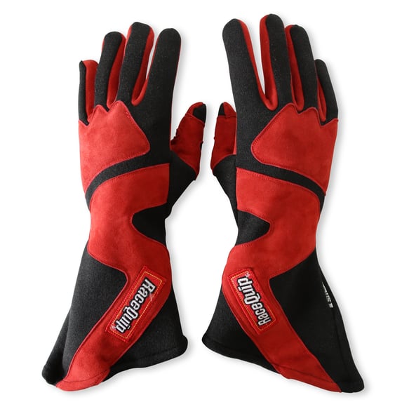 RaceQuip 358 Series 2 Layer Nomex Long Gauntlet Race Gloves 358106RQP