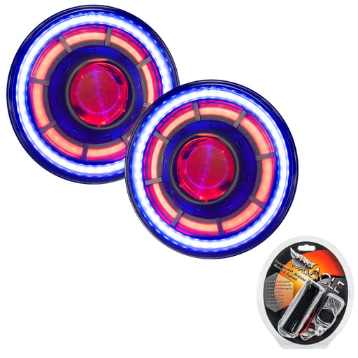 ORACLE Lighting 0718 Jeep Wrangler JK Oculus 7in ColorSHIFT Bi-LED Projector Headlights ORACLE Lighting Light Bars & Cubes