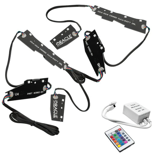Oracle 16-18 Chevy Camaro RGB+W Headlight DRL Kit - ColorSHIFT w/ Simple Controller ORACLE Lighting Headlights