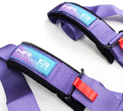 NRG SFI 16.1 5Pt 3 Inch Seat Belt Harness with Pads / Cam Lock - Purple NRG Seat Belts & Harnesses
