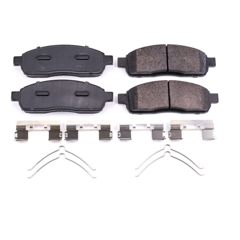 Power Stop 04-08 Ford F-150 Front Z17 Evolution Ceramic Brake Pads w/Hardware PowerStop Brake Pads - OE
