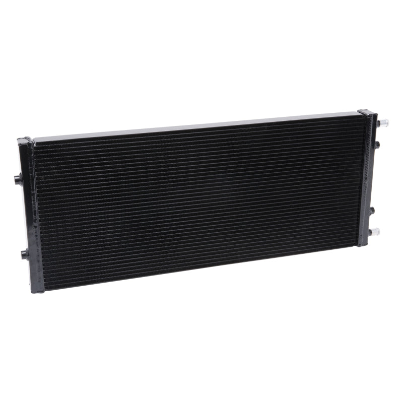 Edelbrock Heat Exchanger Dual Pass Single Row 55 000 Btu/Hr 34In W X 14In H X 2 25In D Black Edelbrock Intercoolers
