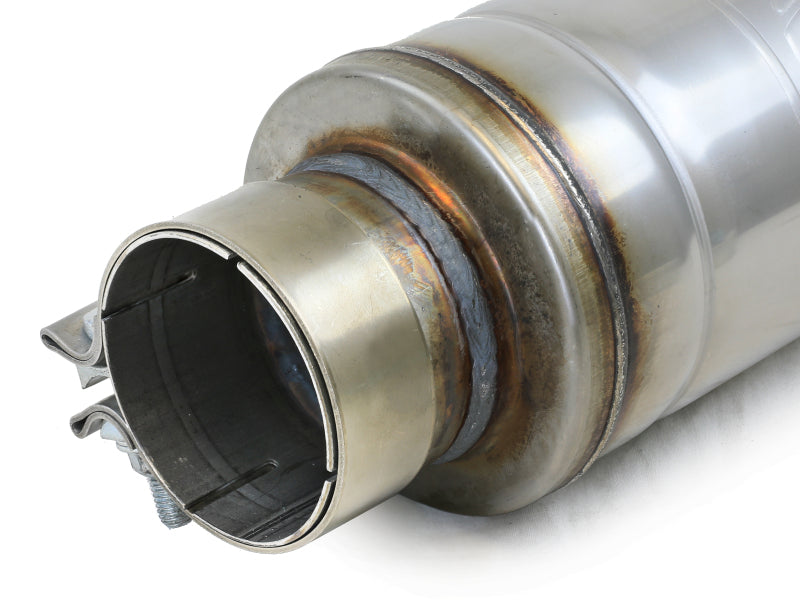 aFe MACH Force-Xp Muffler 3 IN ID Center/Center x 5 IN Dia. x 19 IN Overall Length - Round Body