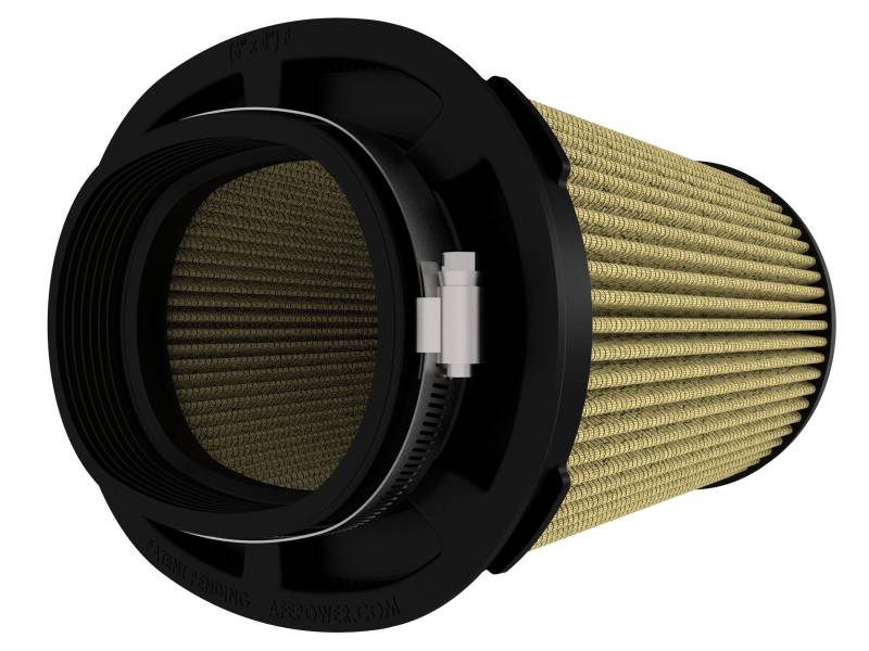 aFe MagnumFLOW Pro GUARD 7 Air Filter (6 x 4)in F x (8-1/2 x 6-1/2)in B x (7-1/4 x 5)in T x 7-1/4in aFe Air Filters - Universal Fit