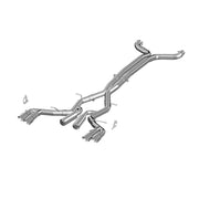 MBRP 2016 Chevy Camaro V8 6.2L 6spd 3in T409 Race Dual Cat Back w/ 4.5in Quad Dual Wall Tips MBRP Catback