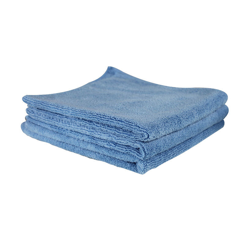 Chemical Guys Workhorse Professional Microfiber Towel - 16in x 16in - Blue - 3 Pack Chemical Guys Microfibers & Towels