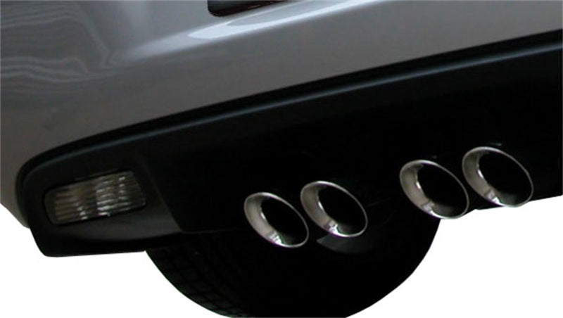 Corsa 2009-2013 Chevrolet Corvette C6 6.2L V8 Polished Sport Axle-Back Exhaust CORSA Performance Axle Back