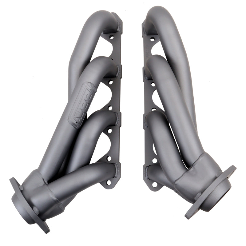 BBK 79-93 Mustang 5.0 Shorty Unequal Length Exhaust Headers - 1-5/8 Titanium Ceramic BBK Headers & Manifolds
