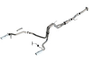 Borla F-150 2021 5.0L 2dr RC SB (122.8 WB) XL/XLT 3/2.25 SRE Cat-Back ATAK Chrome Tips Borla Catback