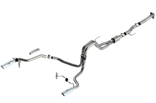 Borla F-150 2021 5.0L 2dr RC SB (122.8 WB) XL/XLT 3/2.25 SRE Cat-Back ATAK Chrome Tips Borla Catback