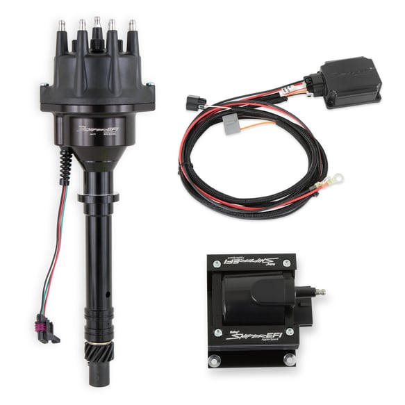 Sniper EFI HyperSpark 2 Ignition System - Chevy SBC/BBC - Black VK020300BK HOLLEY Autoparts