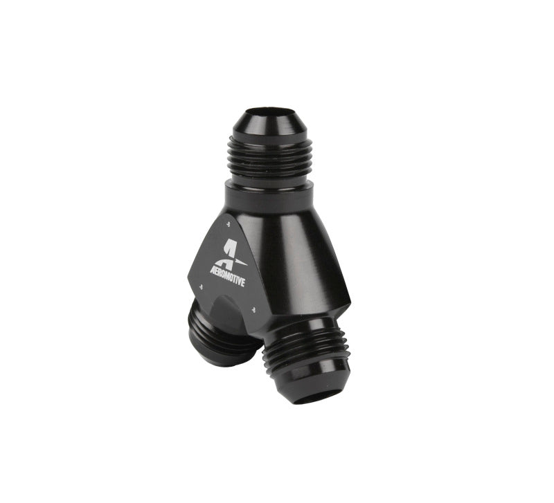Aeromotive Y-Block - AN-08 - 2x AN-08 Aeromotive Fittings