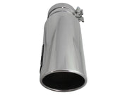 aFe Diesel Exhaust Tip Bolt On Polished 4in Inlet x 5in Outlet x 15in aFe Catback