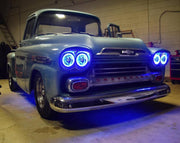 Oracle Pre-Installed Lights 5.75 IN. Sealed Beam - Amber Halo ORACLE Lighting Headlights