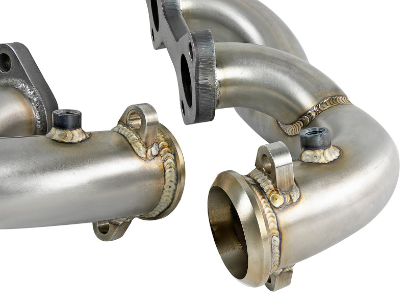 aFe Twisted Steel 1.75-2in 304 SS Headers 03-07 Ford Diesel Trucks V8-6.0L (td) aFe Headers & Manifolds