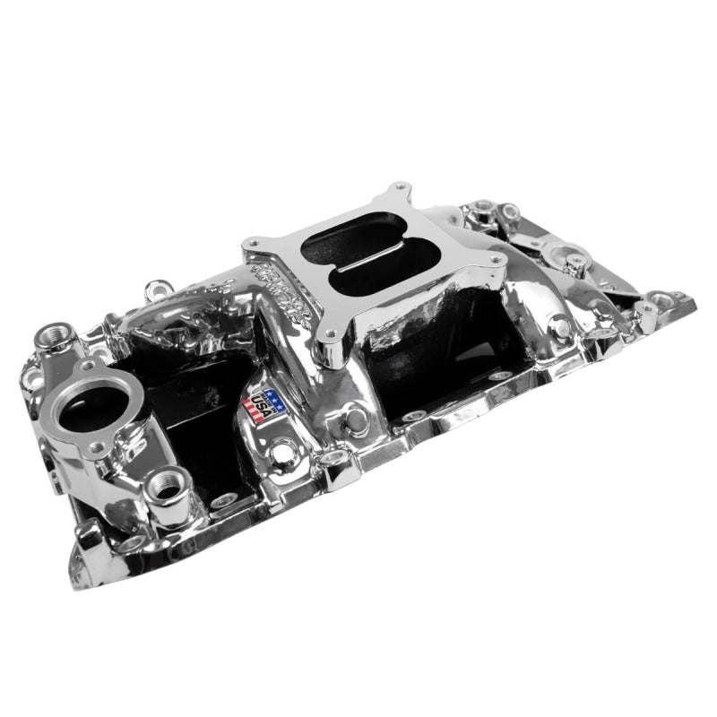 Edelbrock RPM Air-Gap Intake Manifold for Big-Block Chevy Oval Port - Chrome Plasma Finish Edelbrock Intake Manifolds