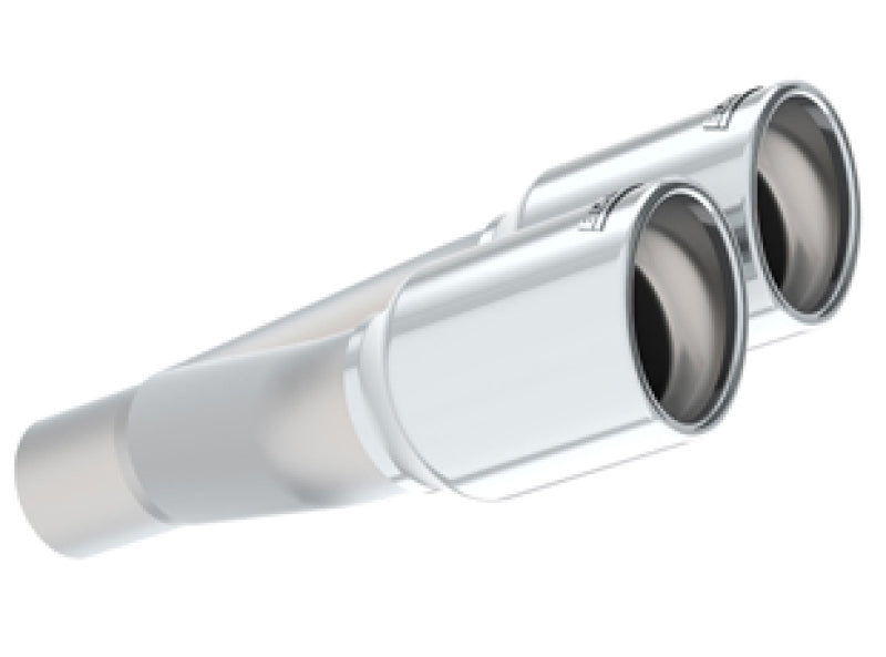 Borla Universal Polished Tip Dual Round Rolled Angle-Cut (inlet 2in. Outlet 3in) *NO Returns* Borla Tips