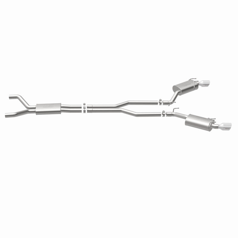 MagnaFlow Cat-Back Stainless Dual Split Rear Exit 4in Polished Tips 11-15 Chevy Camaro 3.6L V6 Magnaflow Catback