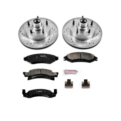 Power Stop 1986 Ford E-150 Front Z23 Evolution Sport Brake Kit PowerStop Brake Kits - Performance D&S
