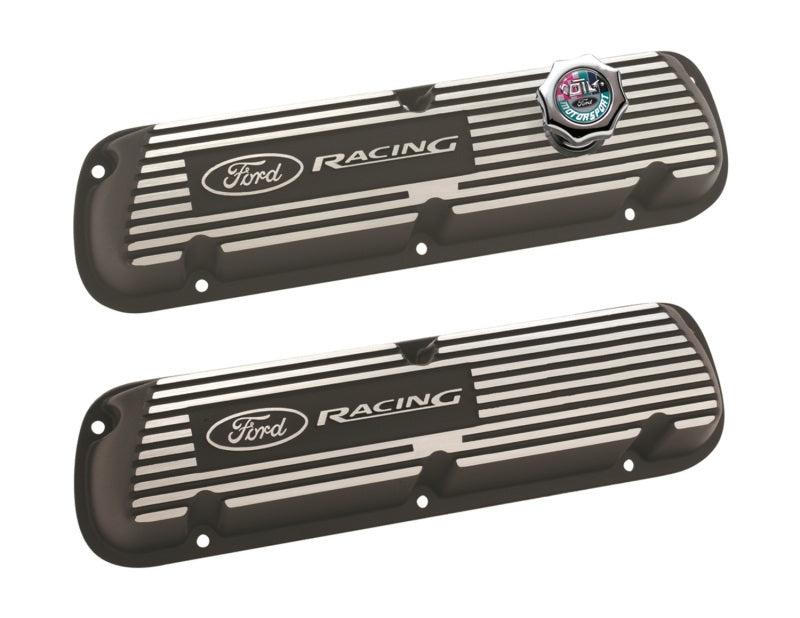 Ford Racing Black Satin Valve Covers Racing EFI Ford Racing Valve Covers
