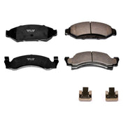 Power Stop 87-93 Ford Bronco Front Z17 Evolution Ceramic Brake Pads w/Hardware PowerStop Brake Pads - OE