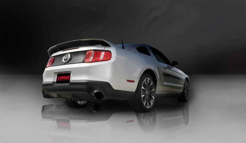 Corsa 2011-2014 Ford Mustang GT/Boss 302 5.0L V8 Black Sport Axle-Back Exhaust CORSA Performance Axle Back