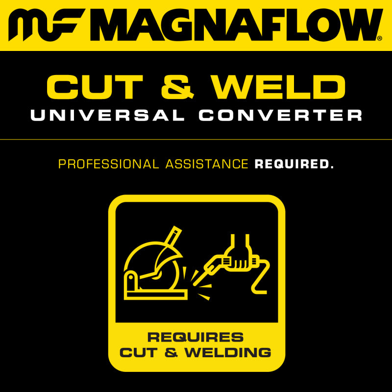 MagnaFlow Universal Catalytic Converter 1.75inch pre-conv Magnaflow Catalytic Converter Universal