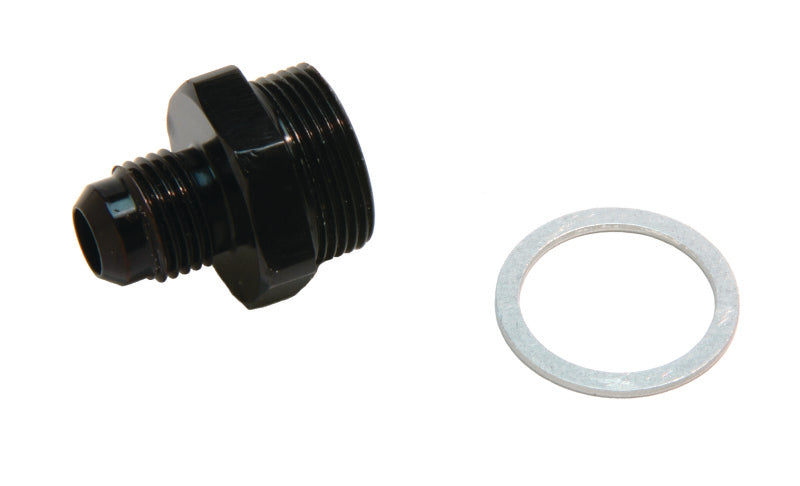 Aeromotive AN-06 Holley Carb 7/8in x 20 Thread Dual Feed Bowl Adapter Fitting Aeromotive Fittings