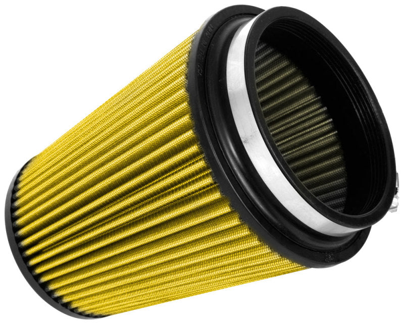 Airaid Universal Air Filter - Cone 5in FLG x 6-1/2in B x 4-3/4in T x 7-9/16in H - Synthaflow Airaid Air Filters - Universal Fit
