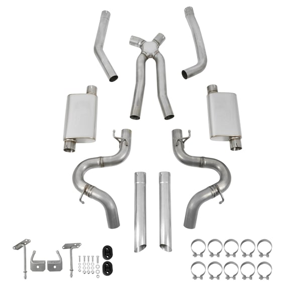 Hooker BlackHeart LS Swap Exhaust System 70501364-RHKR HOOKER BLACKHEART Autoparts