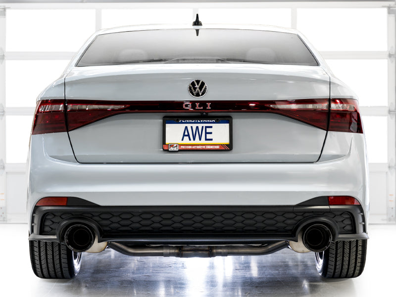 AWE Tuning 22-25 Volkswagen Jetta GLI Track Edition Exhaust - Diamond Black Tips AWE Tuning Catback