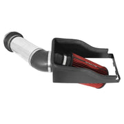 Spectre 99-03 Ford F250/350 V8-7.3L DSL Air Intake Kit - Polished w/Red Filter Spectre Cold Air Intakes