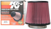 K&N Universal Clamp-On Air Filter 5in Flange ID x 8in Base OD x 6.625in Top OD x 8.625in Height K&N Engineering Air Filters - Universal Fit