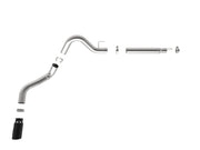 aFe Large Bore-HD 4in 409 SS DPF-Back Exh 18-19 Ford F-150 V6-3.0L (td) w/ Black Tip aFe DPF Back