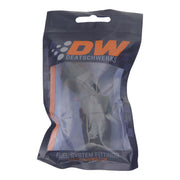 DeatschWerks 8AN Female Swivel 45-Degree Hose End CPE - Anodized Matte Black DeatschWerks Fittings