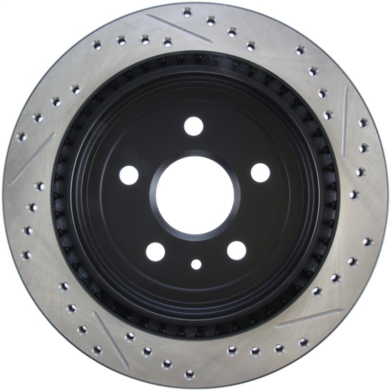 StopTech Slotted & Drilled Sport Brake Rotor Stoptech Brake Rotors - Slot & Drilled