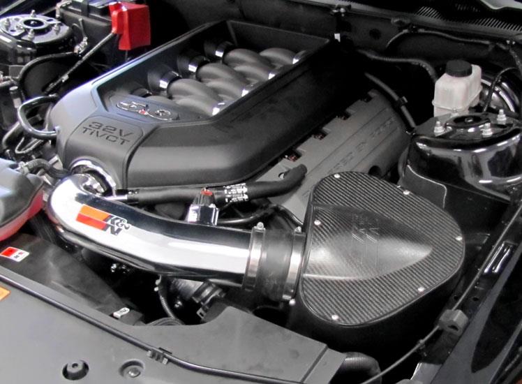 K&N 11-13 Ford Mustang GT 5.0L V8 Typhoon Performance Intake K&N Engineering Cold Air Intakes