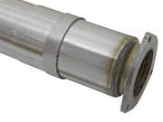 aFe ATLAS 5in DPF-Back Alum Steel Exhaust System w/Black Tip 2017 Ford Diesel Trucks V8-6.7L (td) aFe DPF Back