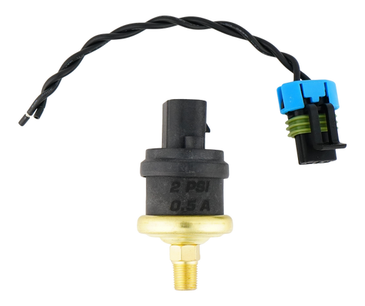 DeatschWerks 2psi 1/8th NPT Adjustable (1-3psi) Hobbs Switch with Pigtail (0.5A) DeatschWerks Relays