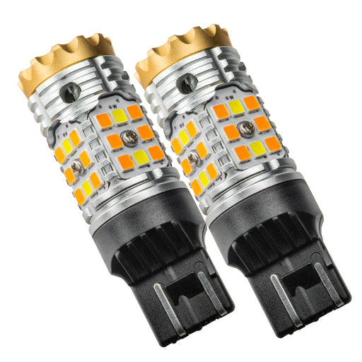 Oracle 7443-CK LED Switchback High Output Can-Bus LED Bulbs - Amber/White Switchback ORACLE Lighting Bulbs