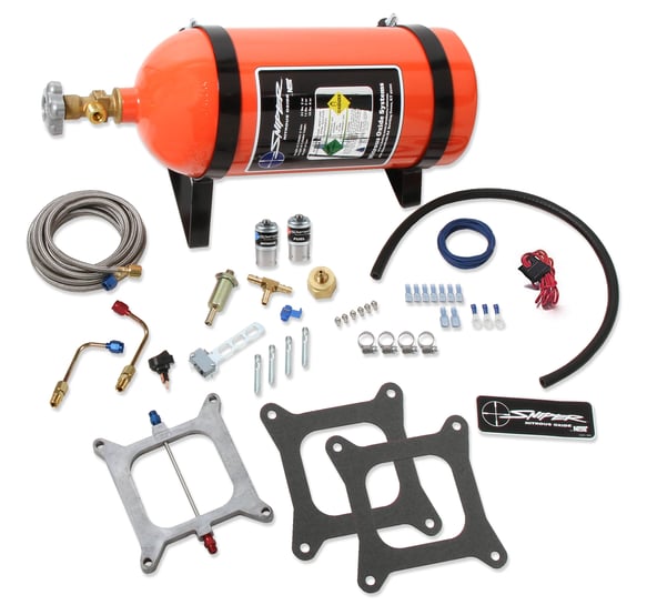 NOS Sniper Wet Nitrous Plate Kit - 4150 Square Bore 07001NOS NOS Autoparts