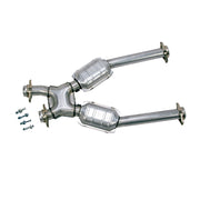 BBK 96-04 Mustang 4.6 GT / Cobra Short Mid X Pipe w Catalytic Converters 2-1/2 For Long Tube Headers BBK X Pipes