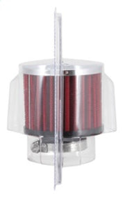 K&N 1.375 inch ID 3 inch OD 2.5 inch H Clamp On Crankcase Vent Filter K&N Engineering Air Filters - Universal Fit