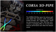 Corsa 2006-2007 Chevrolet Corvette C6 6.0L V8 Auto A6 XO Pipe Exhaust CORSA Performance X Pipes
