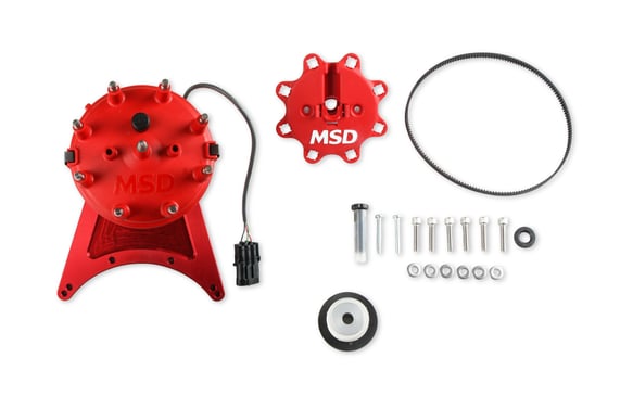MSD Front Drive Distributor with Adjustable Cam Sync 85201 MSD Autoparts